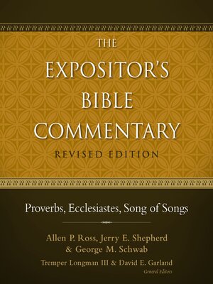 cover image of Proverbs, Ecclesiastes, Song of Songs